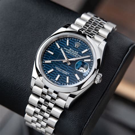 rolex datejust blsck and blue|Rolex Datejust blue motif.